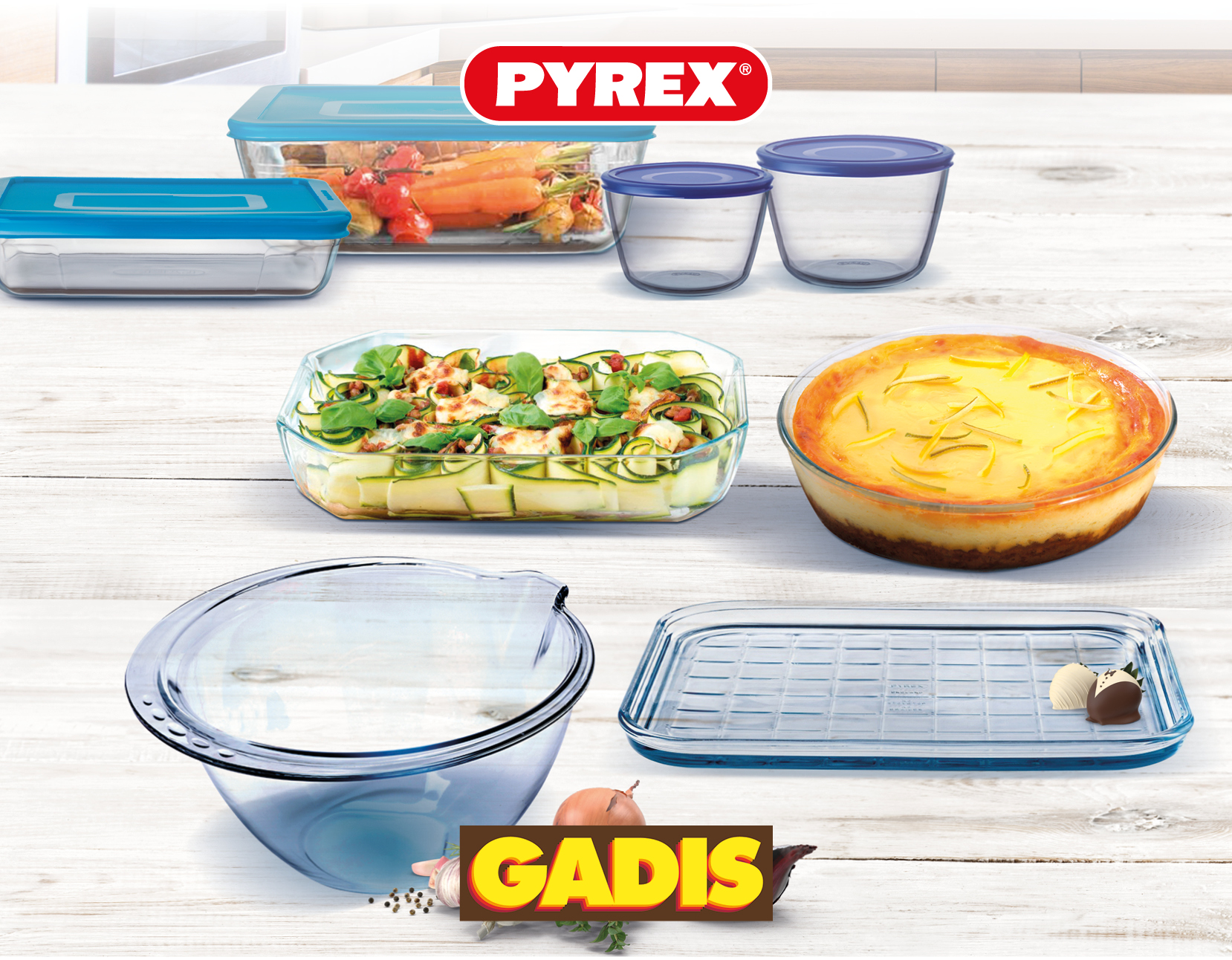 ¡Consigue con Gadis estos recipientes Pyrex! ¡Consigue con Gadis estos recipientes Pyrex!