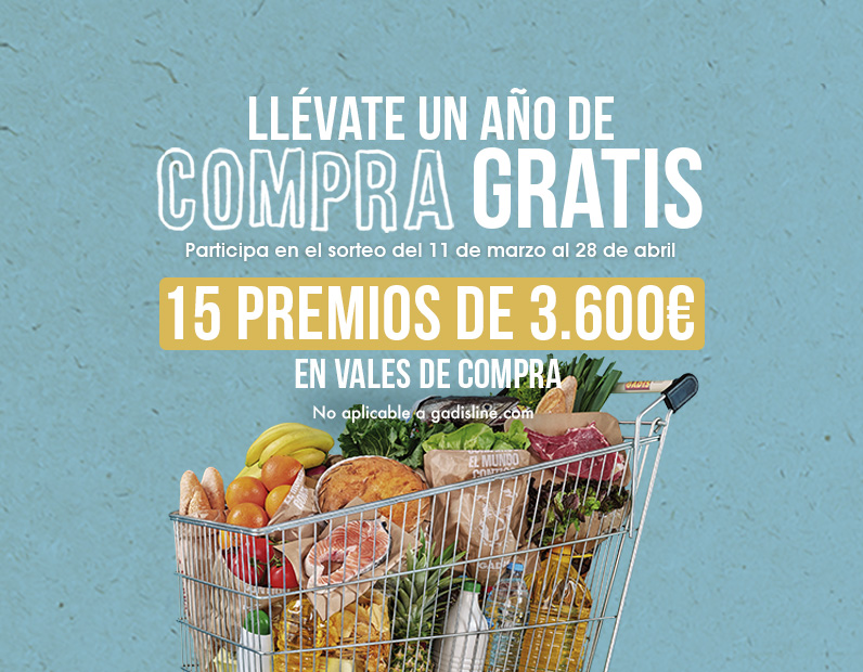 ¡LLÃVATE UN AÃO DE COMPRA GRATIS CON GADIS! ¡LLÃVATE UN AÃO DE COMPRA GRATIS CON GADIS!