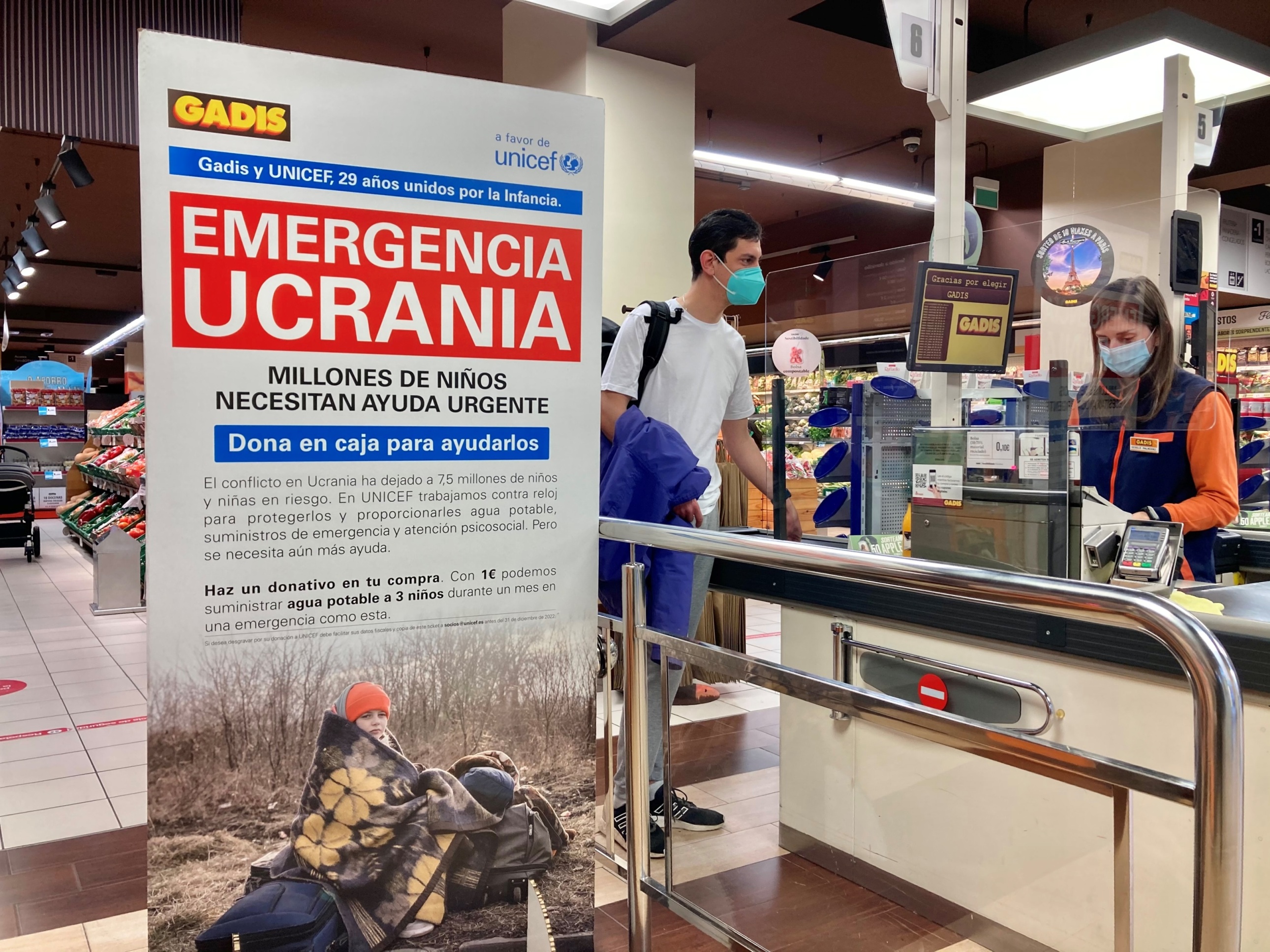 GADIS Y UNICEF, UNIDOS PARA AYUDAR A UCRANIA GADIS Y UNICEF, UNIDOS PARA AYUDAR A UCRANIA