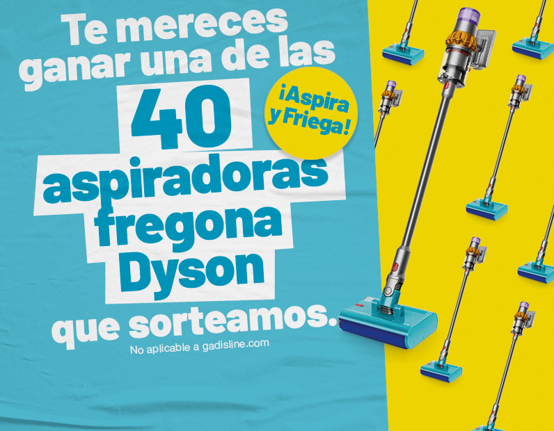 Imagen noticia ¡TE MERECES GANAR UNA DE LAS 40 ASPIRADORAS FREGONA DYSON QUE SORTEAMOS!