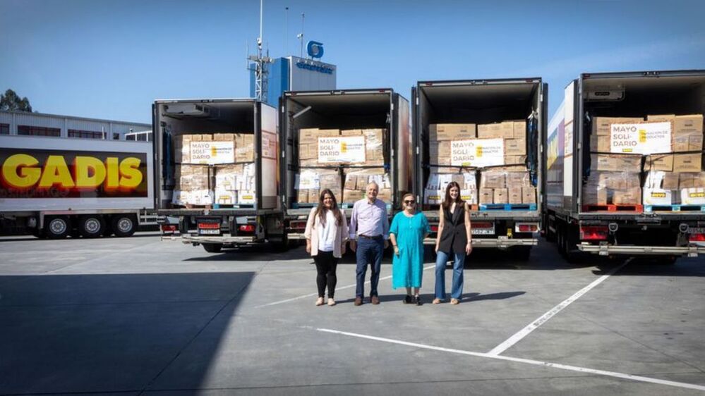 Gadis colabora con los bancos de alimentos